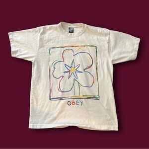 Obey - Crayon Flower T-shirt